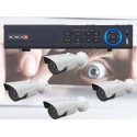 NVR-4100P 4 POE IP camera surveillance kit