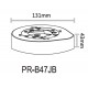 Provision PR-B47JB kamera szerelőaljzat