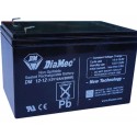 12V 12Ah Diamec DM12-12 Blei-Säure-Batterie