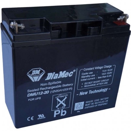 12V 40Ah Diamec DM12-40 sealed lead acid battery
